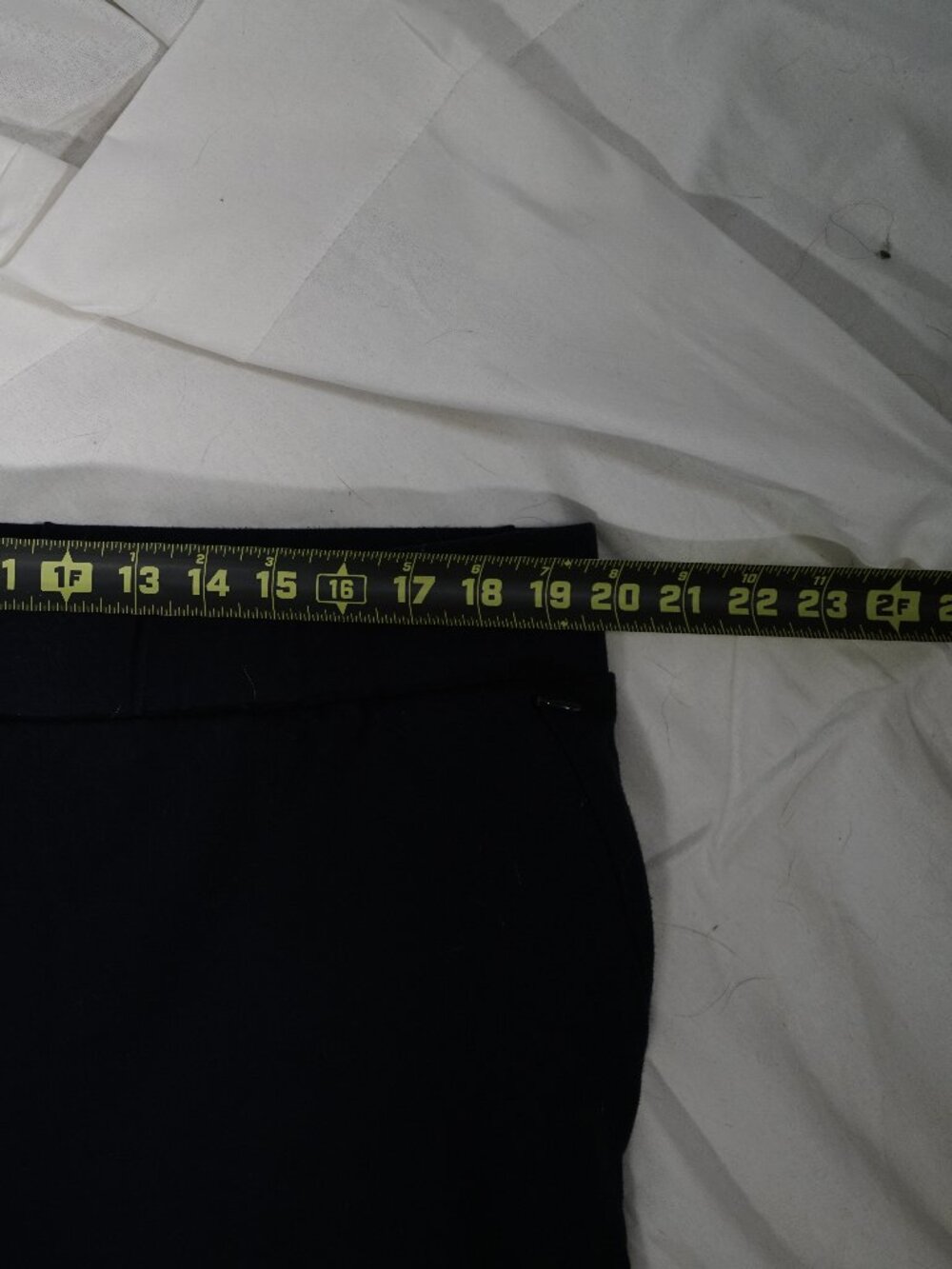 Universal Standard Navy Stretch Pull-On Pants Slim Tapered Ankle Classic Office - Picture 6 of 7